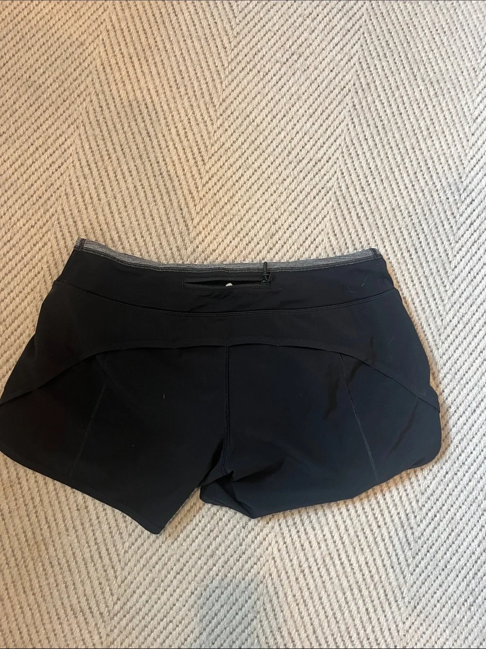 lululemon athletica Black Women’s Run/Train Athletic Shorts